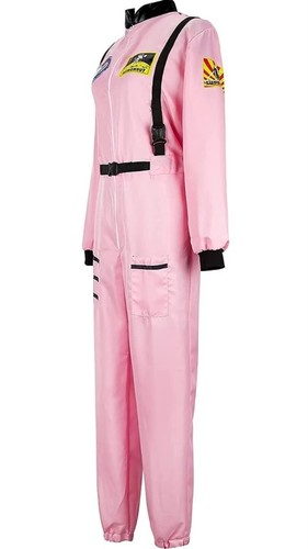 Astronaut Adult Costume Woman Pink S - Picture 2 of 7