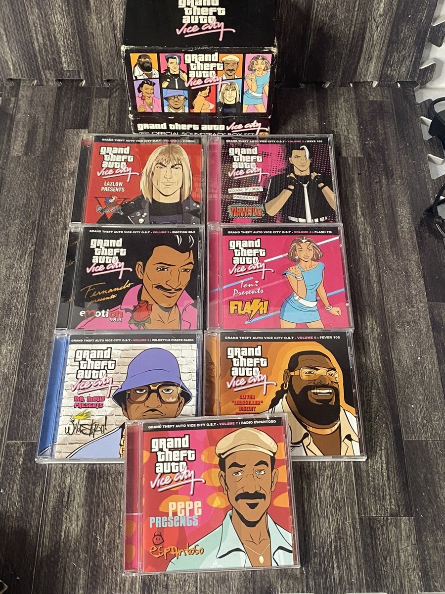 Grand Theft Auto Vice City Official Soundtrack Box Set 2002