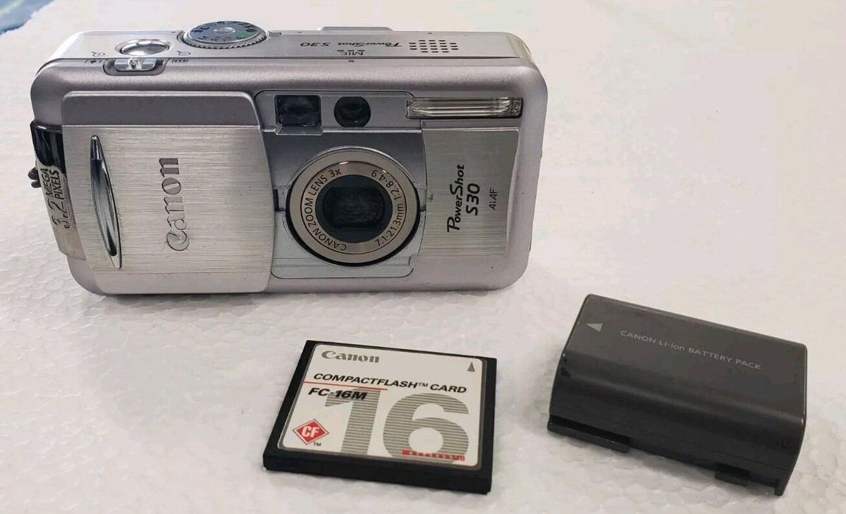 Canon PowerShot S30 3.2MP Digital Camera PC1018 | eBay Canon PowerShot S30 3.2MP Digital Camera PC1018 | eBay