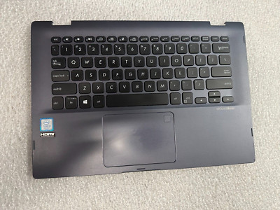 Asus TP412U TP412UA palmrest touch pad keyboard