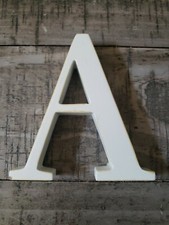 Pottery Barn White Letter "A"
