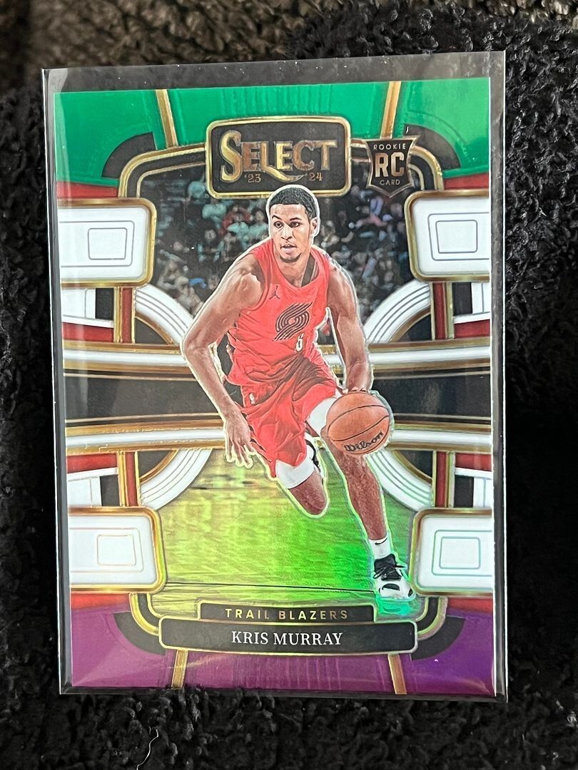 2023-24 SELECT ROOKIE GREEN WHITE PURPLE CONCOURSE KRIS MURRAY BLAZERS
