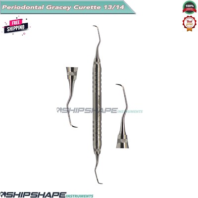 13/14 Gracey Curette Root Canal Dental Anterior Calculus Plaque Remover Scraper