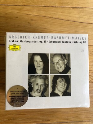 BRAHMS & SCHUMANN - ARGERICH, KREMER, MAISKY, LABEL DG, CD DIGIPAK NEU (OVP)