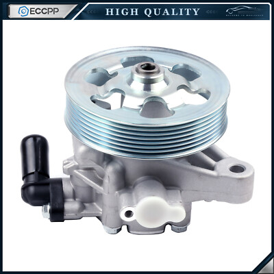 Power Steering Pump W/ Pulley For 08-12 Honda Accord EX LX 2.4L DOHC 21-5495