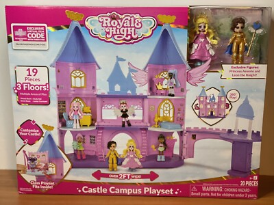 -NEW & IN HAND- Royale High Castle Campus Playset *Virtual Item Code Included*