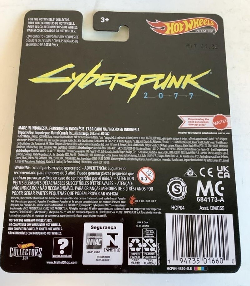 NEW Hot Wheels HCP04 Premium Cyberpunk PORSCHE 911 TURBO (930) 1