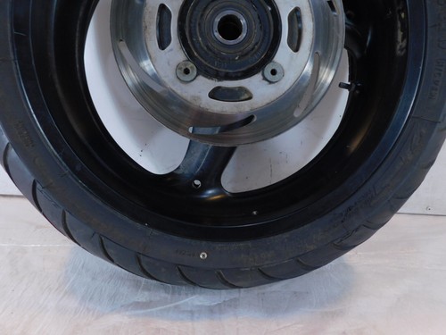 01-02 Buell M2 Cyclone S3 Thunderbolt & X1 Lightning Black Rear Wheel Rim & Tire - Picture 4 of 13