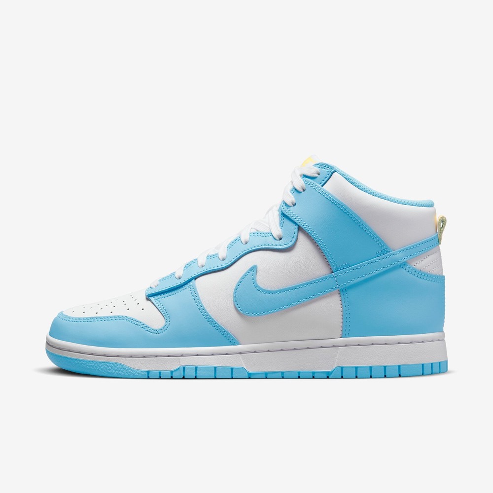 New Nike Dunk High 'Homer Simpson' Shoes Sneakers - Blue Chill (DD1399-401)
