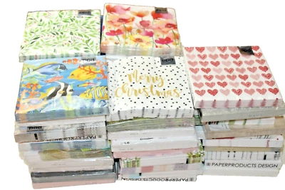 1.000 Stück ppd Servietten 33x33 cm 5,5 kg Mix verschiedene Motive Restposten - Bild 1 von 4