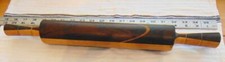 Rolling Pin 18 3/4" mixed Carved Wood Dough Food Roller Kitchen Tool Decor