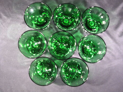 Anchor Hocking Burple Grün Champagner Groß Sherbet Gläser 8er Set - Bild 10 von 11
