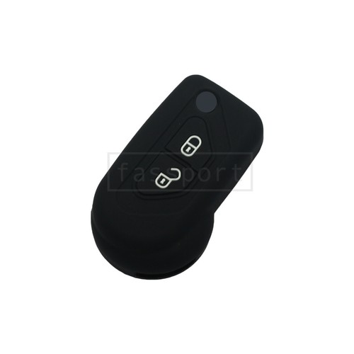 Funda protectora de silicona apta para CITROEN DS3 C3 abatible llavero remoto 2009-17 2 botones - Imagen 3 de 57