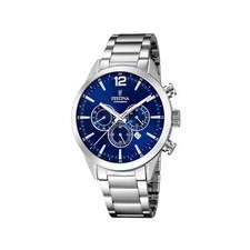 Watch Festina F20343/7 TIMELESS CHRONO Man 43.5mm Stainless steel