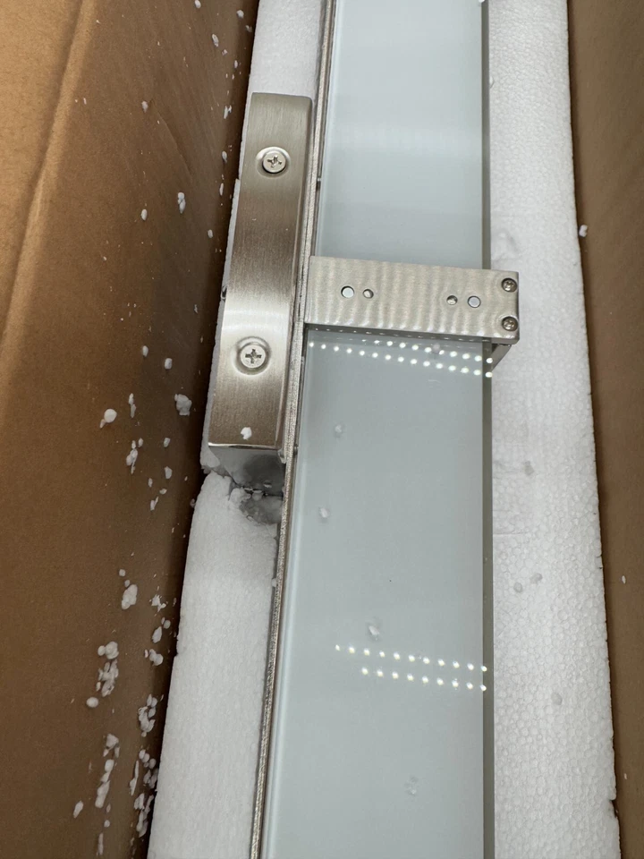 George Kovacs P1534-084-L Plano LED 30" W Luz de Pared de Baño Interior, Níquel *LEER* Foto 3 de 4