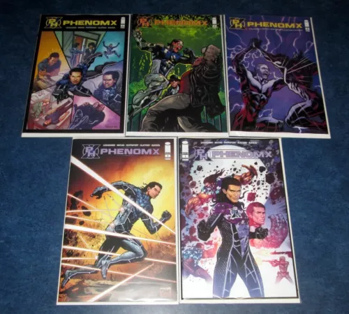 PHENOM X #1 2 3 4 #1 B TODD McFARLANE variant 1st print set iMAGE JOHN LEGUIZAMO
