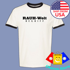 RWB Rauh Welt Begriff Racing Tuner Men's Ringer Black Size S to 3XL