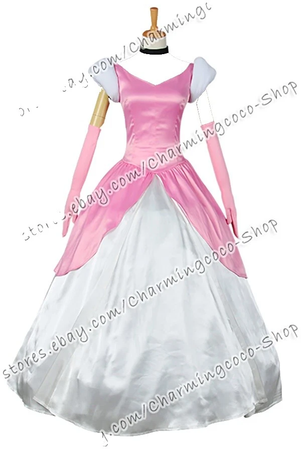 Satin Cinderella Dress Costumes for Women