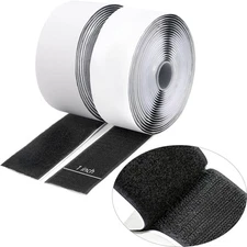 Hook and Loop Tape with Adhesive, Heavy Duty Self Sticky Interlocking Tape