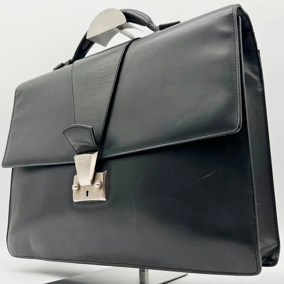 Cartier Leather Black Bags for Men for sale | eBay
