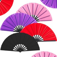 Boots on The Ground Fan,Large Holographic Folding Hand Fan, Clap Fans For Lin...
