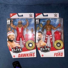 WWE Mattel  Elite 2 Figure Lot Angelo Dawkins & Montez Ford Street Profits (MIB)