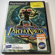 Psychonauts (Sony PlayStation 2, 2005) Case & Game Disc