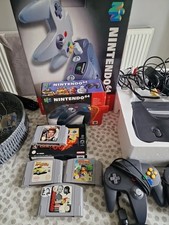 N64 Games Console Original Box 4 Games 4 Controllers
