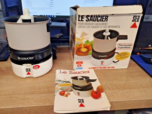 Le saucier SEB dans sa boîte + livre de recettes parfait état - testé