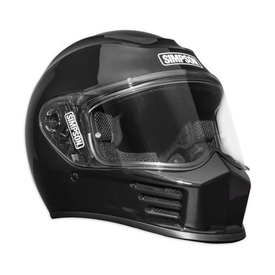Simpson Motorcycle SPB4X2 - Speed Bandit Helmet - Black 4XL