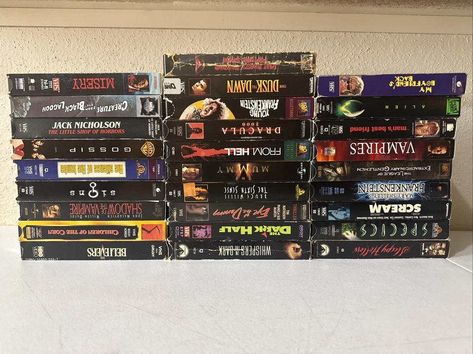 Lot of 30 VHS Horror Scifi Monsters Supernatural Thriller - Scream Alien Species - Image 4 of 4