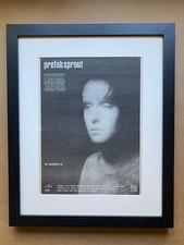 Listing image for PREFAB SPROUT PROTEST SONGS (B) (FRAMED) POSTER SIZED original music press adver