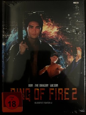 Blu-Ray Mediabook Ring of Fire 2 / Bloodfist Fighter 4 Ltd. Edition 32/222