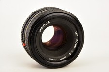 Minolta MD 50mm f/2 Standard Prime MF Lens for MD MC SR Mount 35mm Cameras V25