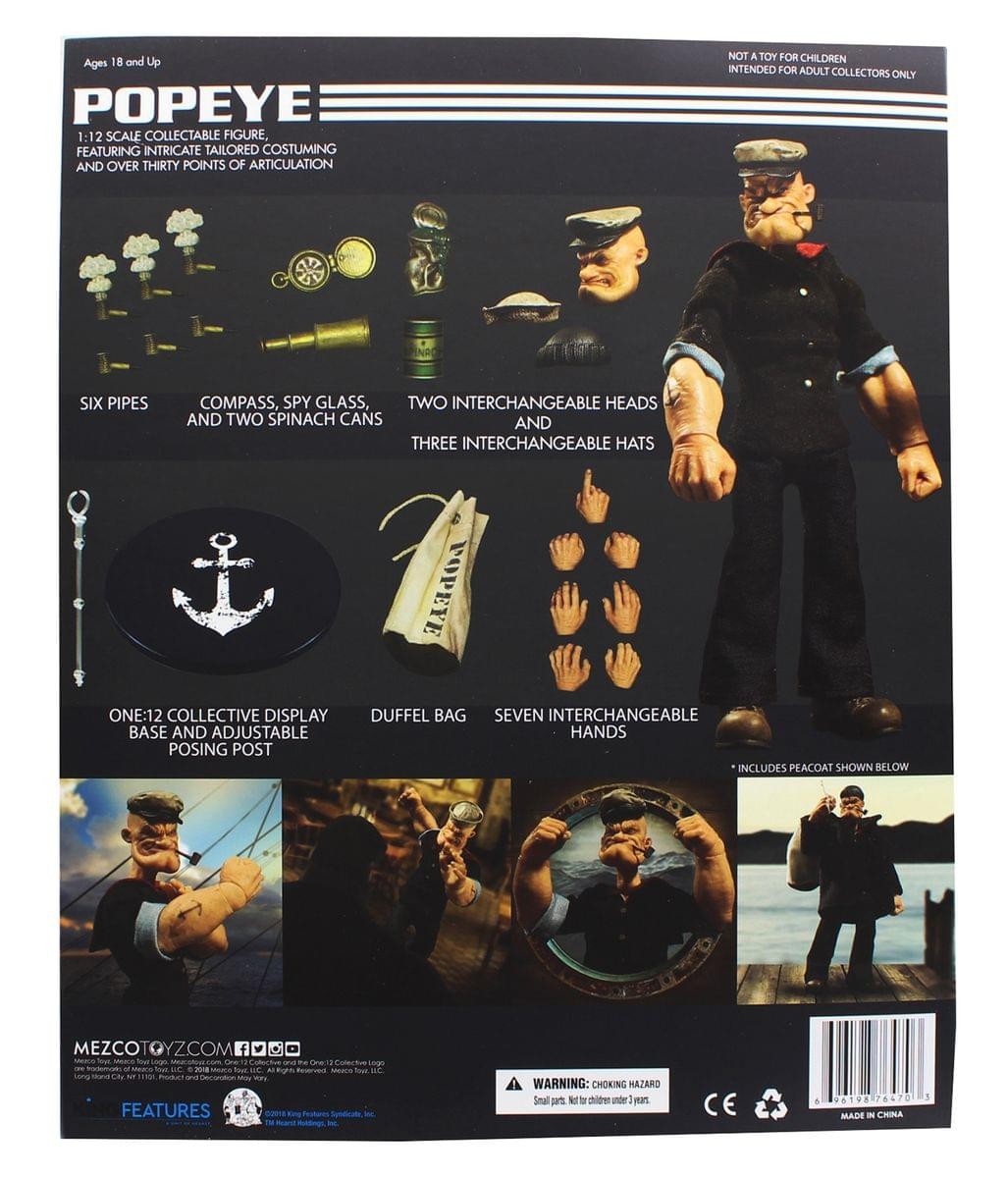 Mezco Popeye Action Figure for sale online | eBay