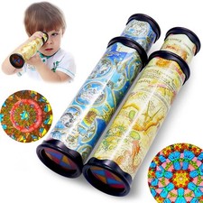 Anyumocz 2 Pcs Magic Kaleidoscope,Old World Kaleidoscope Classic Toys,Stretch...