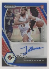 2021-22 Panini Prizm Draft Picks Blue /149 Jordan Schakel #DP-JSC Auto 1u6