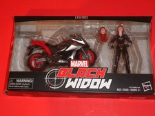 Marvel Legends Series Black Widow With Bike Action Figure.