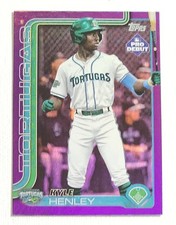 2025 Topps Pro Debut #PD-112 Kyle Henley Purple Foil /299 Cincinnati Reds