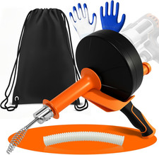 Rohrreinigungsspirale [10M] - Abflussreiniger Spirale Mit Bohraufsatz - Ideale A