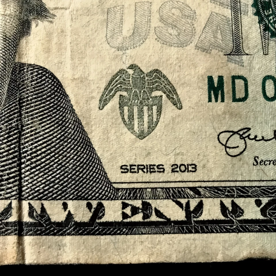 2013 $20 Bill Low Serial Number MD00000982E - Image 3 of 4