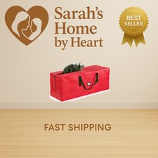 Large Christmas Tree Storage Bag - Fits 9 Ft Artificial Trees - Plastic, Wate...