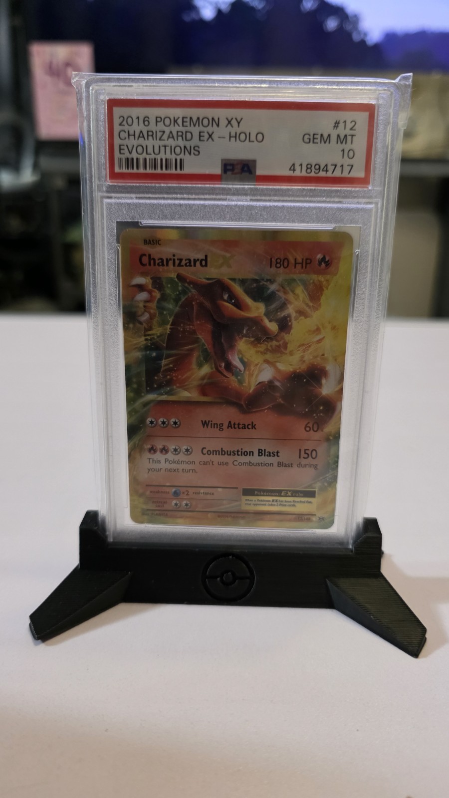 Pokemon Card - PSA 10 Charizard EX 12/108 - XY Evolutions - GEM MT - PSA10 view 2