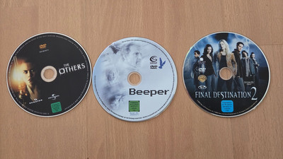 3 Filme, The Others, Beeper, Final Destination 2, nur Disc ohne Hülle und Cover