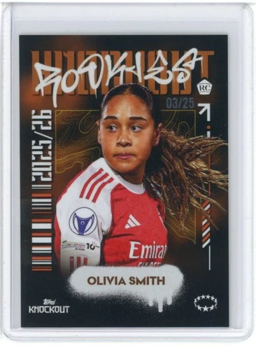 2025-26 Topps UEFA Women's Champions League Knockout Orange Olivia Smith /25