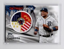 2022 Topps #CFP-MC Miguel Cabrera City Flag Patch Commemorative Relic