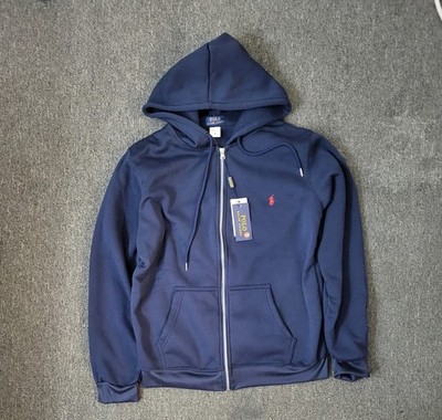 Ralph Lauren Polo Zipperjacke mit Kapuze, Größe M