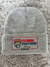  Florida Panthers Gray Beanie NHL Hockey Fan Apparel