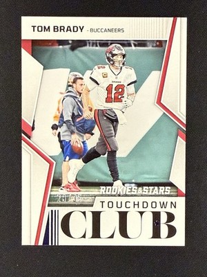 2022 Panini Rookies & Stars - Touchdown Club Tom Brady #TD-1 Purple #/35