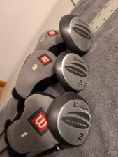 Wilson Prestige Woods Set ⛳ (1W, 3W, 5W) (3 clubs) Mens Flex  Shafts